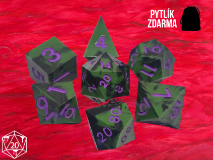 Purple Chaos II - Sada kostek pro DnD