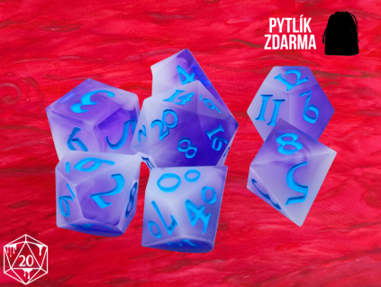 Purple Unicorn - Sada kostek pro DnD