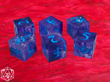 Purple Rain - Sada 6D6 kostek