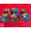 Trikolóra - Sada 6D6 kostek