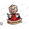 Get Crit B*tch – vinylová samolepka s laminací