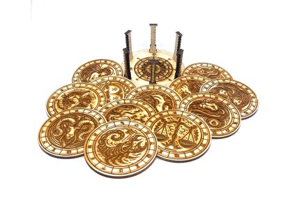 Podtácky s Designem Znamení Zvěrokruhu