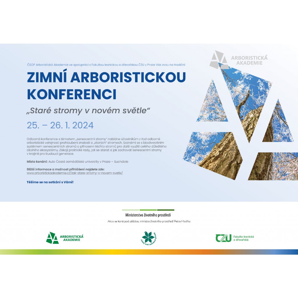 Zimní arboristická konference 2024 "Staré stromy v novém světle"
