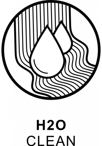 Látka obsahuje H2O clean
