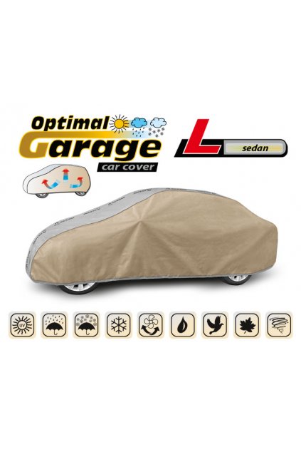 Plachta na auto OPTIMAL-GARAGE rozměr L sedan