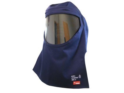 Arc Flash Kukla se zabudovaným štítem a přilbou úrovně 4  ArcFlash 40 cal/cm2