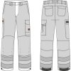 Nehořlavé Arc Flash Kalhoty úrovně 3  ArcFlash 27 cal/cm2