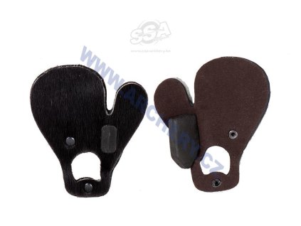 Chránič prstů Buck Trail TAB s vložkou mezi prsty - kůže (Typ RH, Velikost X-Large)