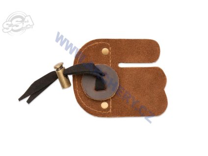 Chránič prstů TAB Basic kůže Buck Trail (Typ RH, Velikost Medium)