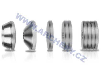 Závaží stabilizátoru Easton Flat-Vari Base 2 oz Contour Stainless (Typ Disc 2 oz)