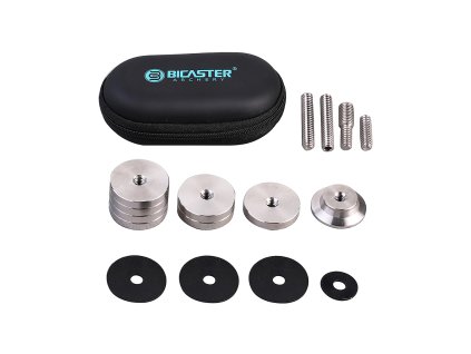 Bicaster Archery Weight Set Stainless Steel BAW-224 8 oz.