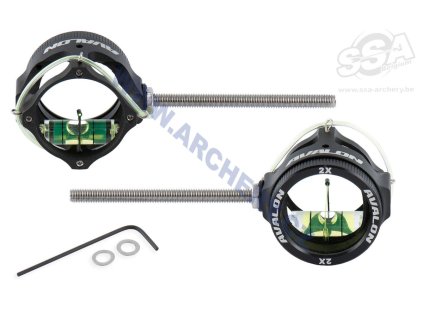 Čočka Avalon TEC X  29 mm , red fibre s housingem (Dioptrie 6x)