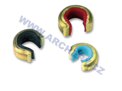 Kroužky na tětivu Saunders (Velikost small-malý-modrý)