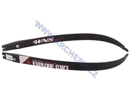 Ramena luku WNS Explore CW1 Carbon/Wood (Délka 70", Síla 42#)