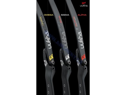 Ramena luku UUKHA Alpha 70% Carbon, 30% Fiberglass (Délka 72", Síla 40#, Barva Matt s potiskem)
