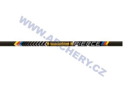 Trubka šípu Gold Tip Pierce Tour bez insertu a Collaru 12 ks (Spine 700)