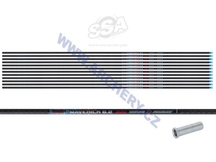 Trubka šípu Skylon Carbon 3K Maverick prodej po 12 kusech, 33" (Spine 300)