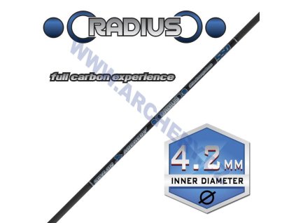 Trubka šípu Skylon Radius Carbon 4.2 mm /po 12 ks/ (Spine 900)