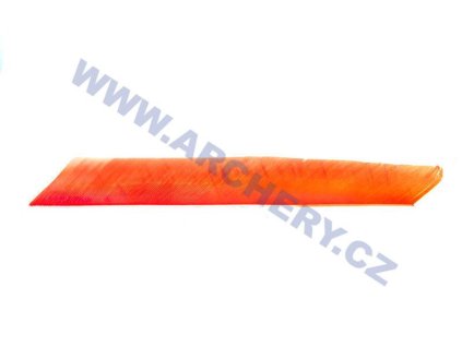 Kormidlo šípu - krocan 8-10" (Barva red - červená)