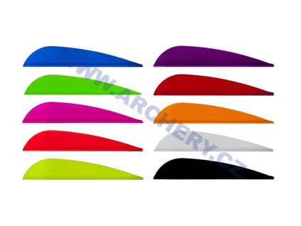 Kormidlo šípu Arizona Traditional prodej po 50 ks (Barva Yellow, Velikost 4")