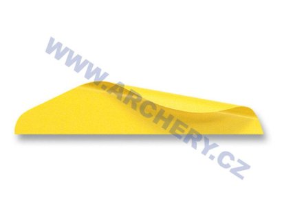 Kormidlo šípu Elite Spin Vanes (Barva žlutá, Typ RH - pravé, Velikost 1-3/4")