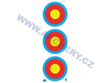 Terč halový FITA JVD 3x20 cm (Typ Typ: compound)