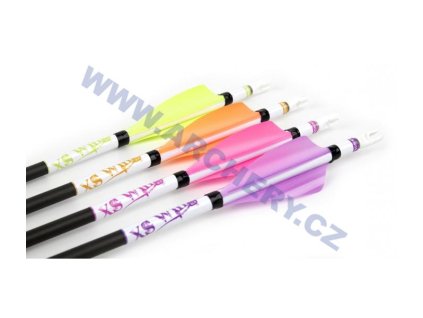 Kormidlo šípu XS WINGS 50 mm sada 50 ks (Barva zlatá, Typ RH - pravé, Velikost 60 mm)