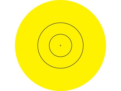 Přelepka terče JVD 80 cm 9-10