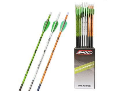Šíp Shocq Inceptor 4,2 barevný s plavými kormidly