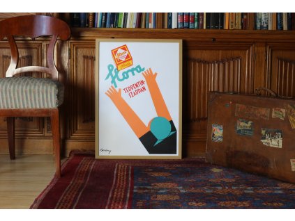 Plakát - Flóra terpentin-szappan