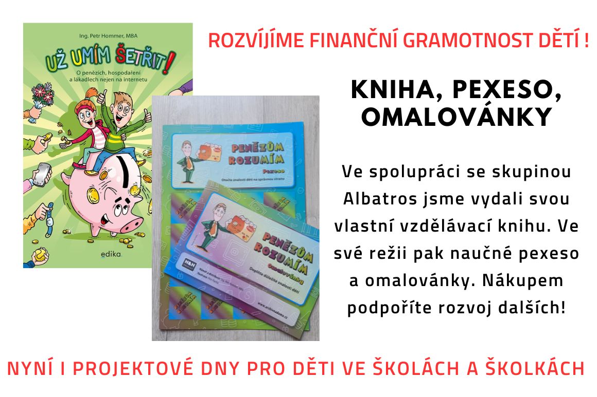 Vydáváme další produkty na podporu finanční gramotnosti