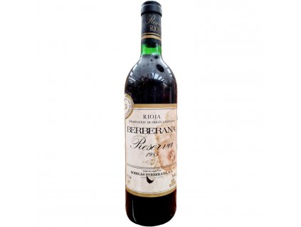 1985 Berberana Rioja Reserva, Bodegas Berberana