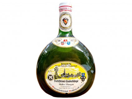 1981 Becksteiner Tauberklinge, Winzergenossenschaft Beckstein