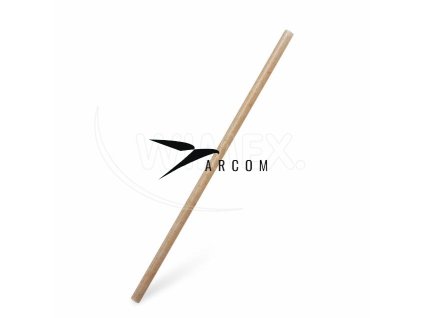 Slamka (bio-kompozit) prírodná hnedá `JUMBO` Ø8mm x 25cm [100 ks]