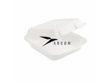 Menu box (cukrová trstina) nedelený 222 x 200 x 67 mm 1100ml [50 ks]