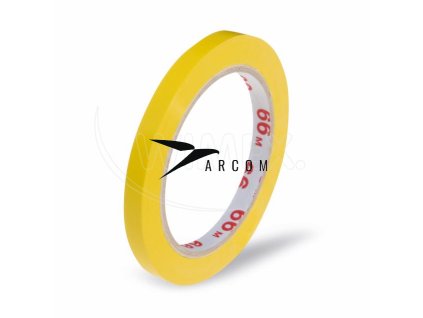 Lepiaca páska (PVC) žltá 9mm x 66m pre zatvárací strojček 67999 [1 ks]