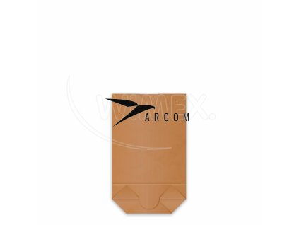 Papierový sáčok s 92mm krížovým dnom kraft 22,5 x 37,5 cm `2,5kg` [1000 ks]