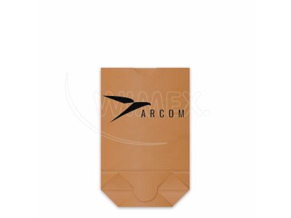Papierový sáčok s 112mm krížovým dnom kraft 28 x 45 cm `5kg` [500 ks]