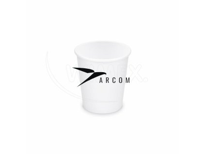 Papierový pohár biely Ø73mm 200ml `S: 0,18L/7oz` [50 ks]