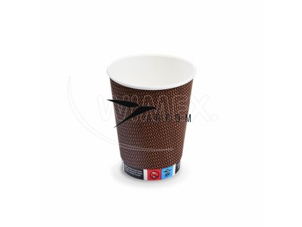 Papierový pohár PREMIUM Ø90mm 420ml `L: 0,3L/12oz` [25 ks]