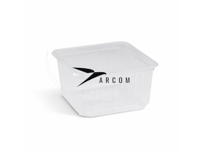 Vanička (PP) Quadroboxx priehľadná 115 x 115 x 61 mm 500ml [50 ks]