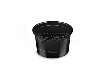 Dressingová miska (PP) Microboxx čierná Ø46mm 30ml [50 ks]