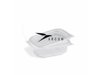 Miska (PP) Ripboxx Tiny hranatá priehľadná 200ml [50 ks]