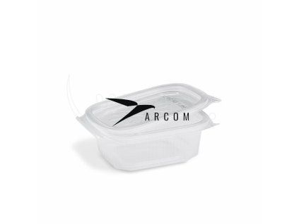 Miska (PP) Ripboxx Tiny hranatá priehľadná 250ml [50 ks]