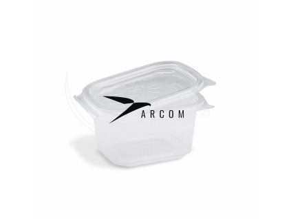 Miska (PP) Ripboxx Tiny hranatá priehľadná 375ml [50 ks]