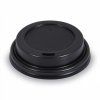 Viečko vypuklé (PS) čierne pre pohár Ø90mm [100 ks]