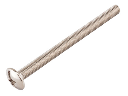 nábytkový spojovací šroub M6x80mm Ni
