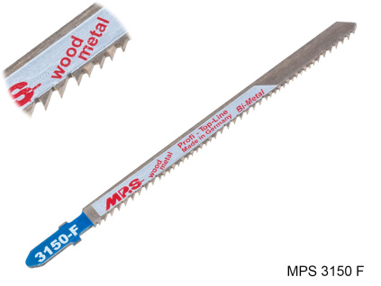 bimetalový pilový plátek do přímočaré pily na dřevo i kov MPS 3150 F