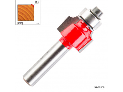 fréza stopková rádiusová FREUD 34-10308 R3 se spodním ložiskem