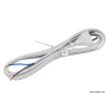 napájecí kabel 2x0,75 bílý 3m
